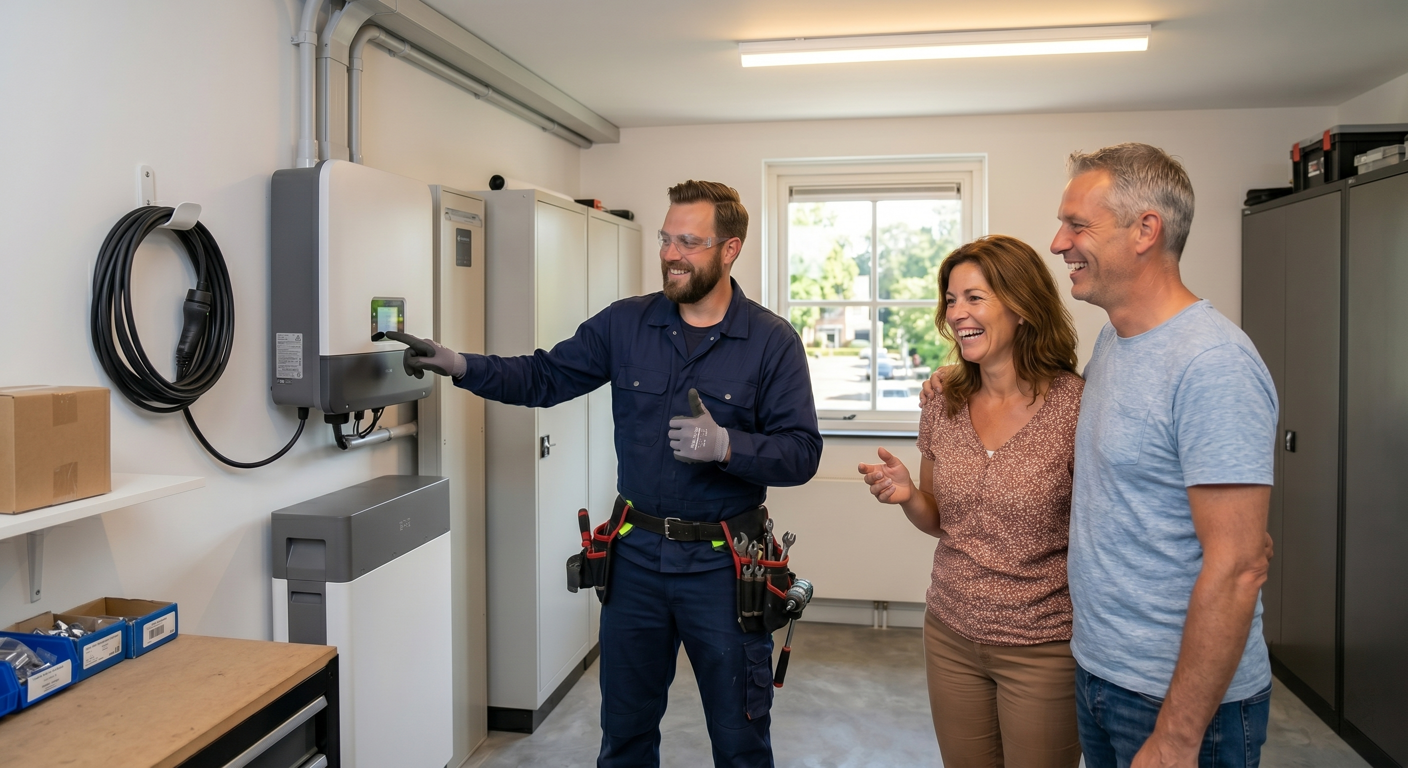 Tevreden klant met thuisbatterij